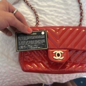 Chanel Glossy Red Mini Bag